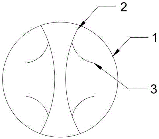 Double-arc annular random packing