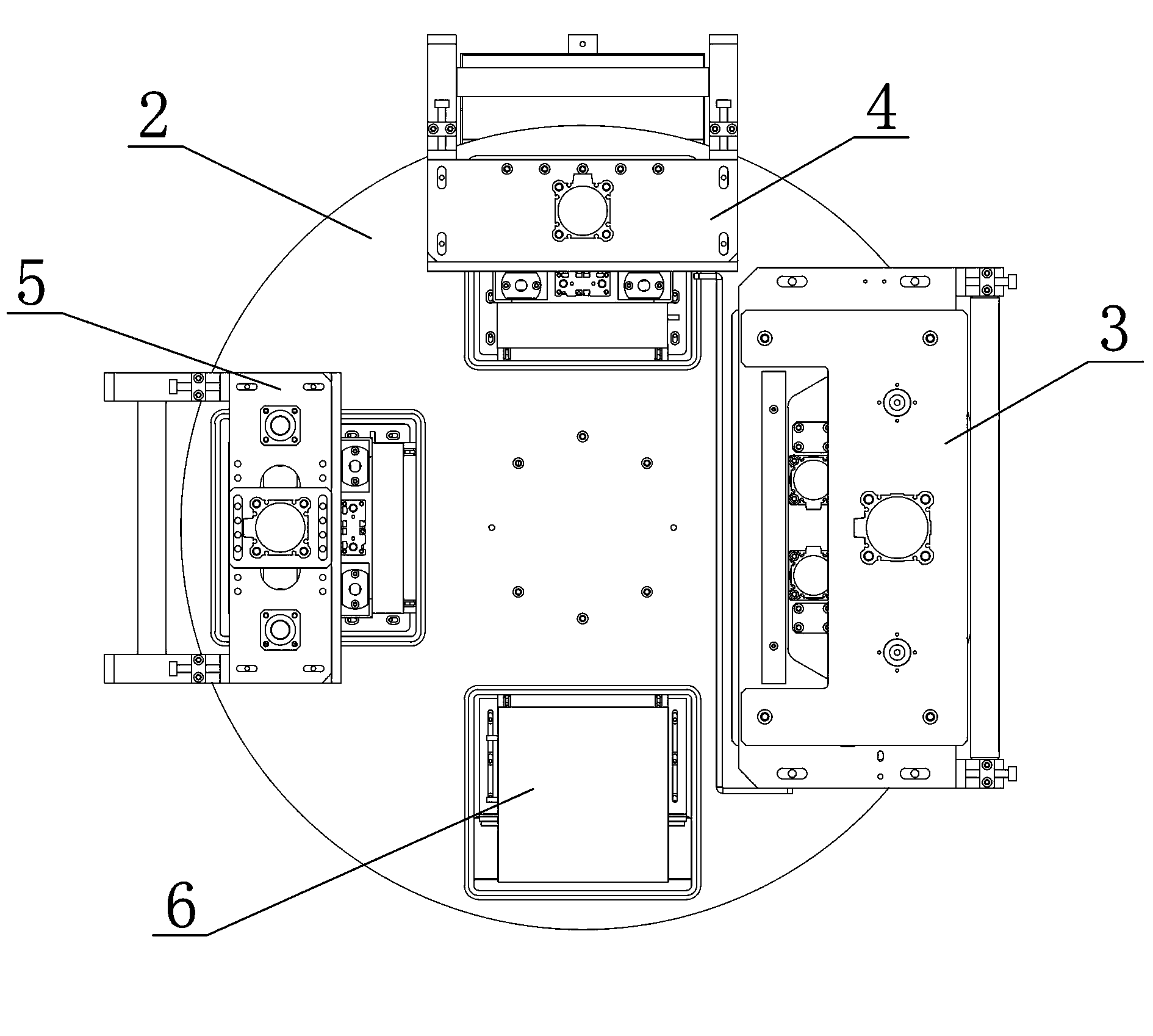 Vacuum packaging, edge cutting and secondary packaging machine