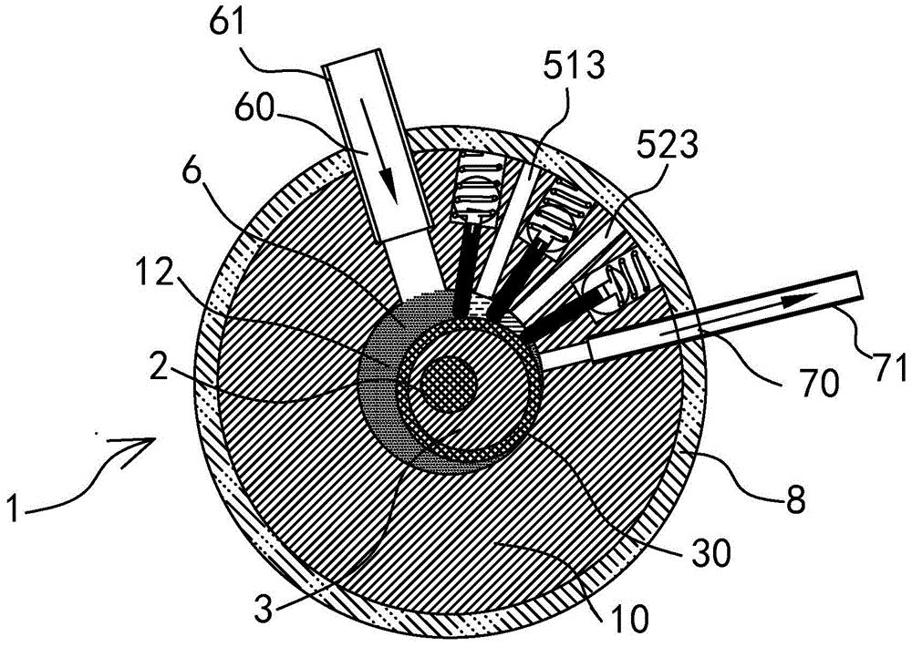 Oil and gas separation type air condition compressor