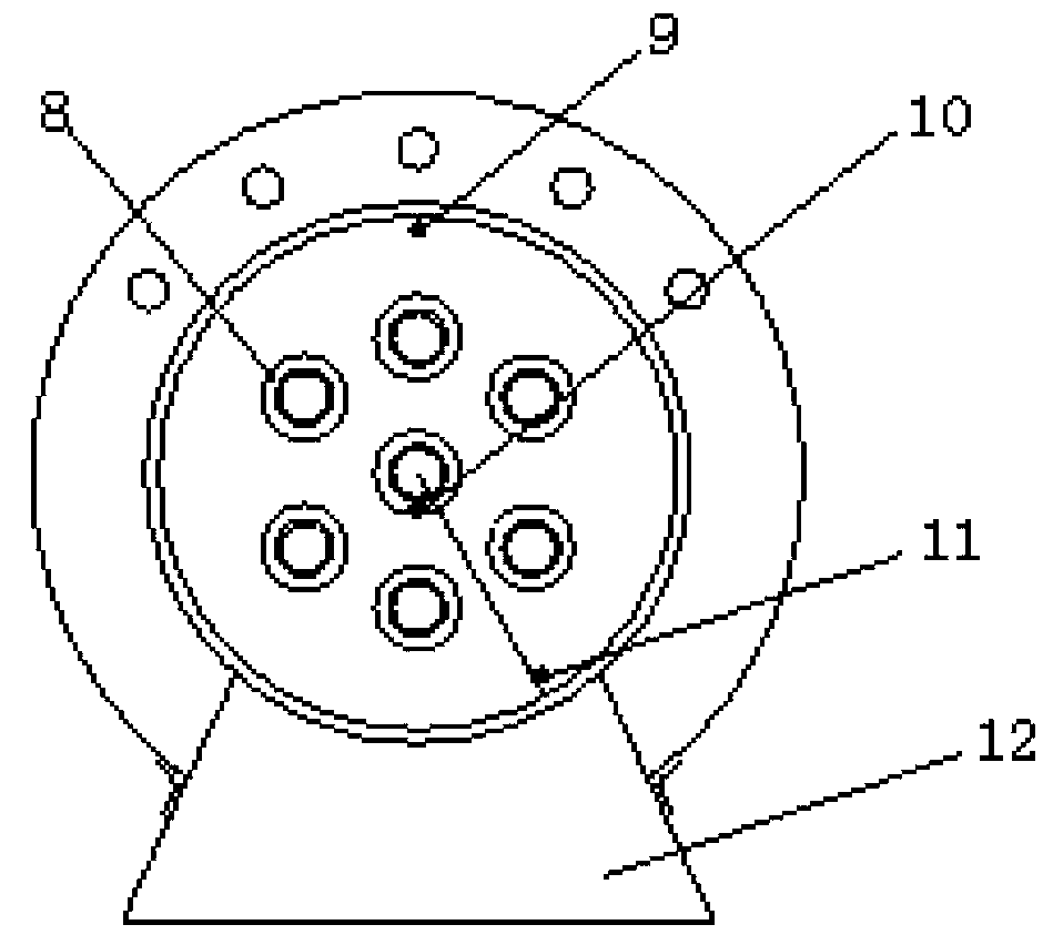 Vacuum imidizing furnace and imidizing method of polyamide acid fiber