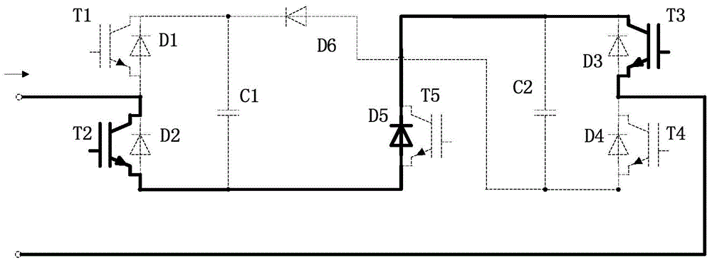 Current converter module unit, current converter, DC power transmission system and control method