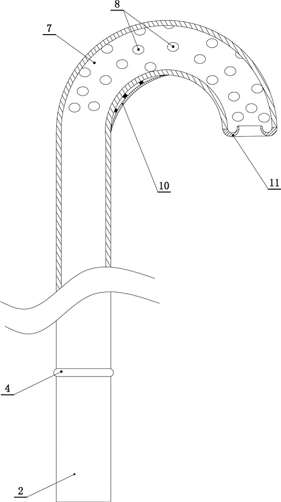 Catheter drainage tube