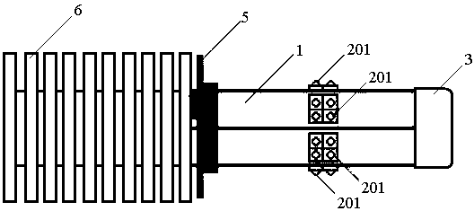 Self-circulation liquid-cooled LED automotive headlamp