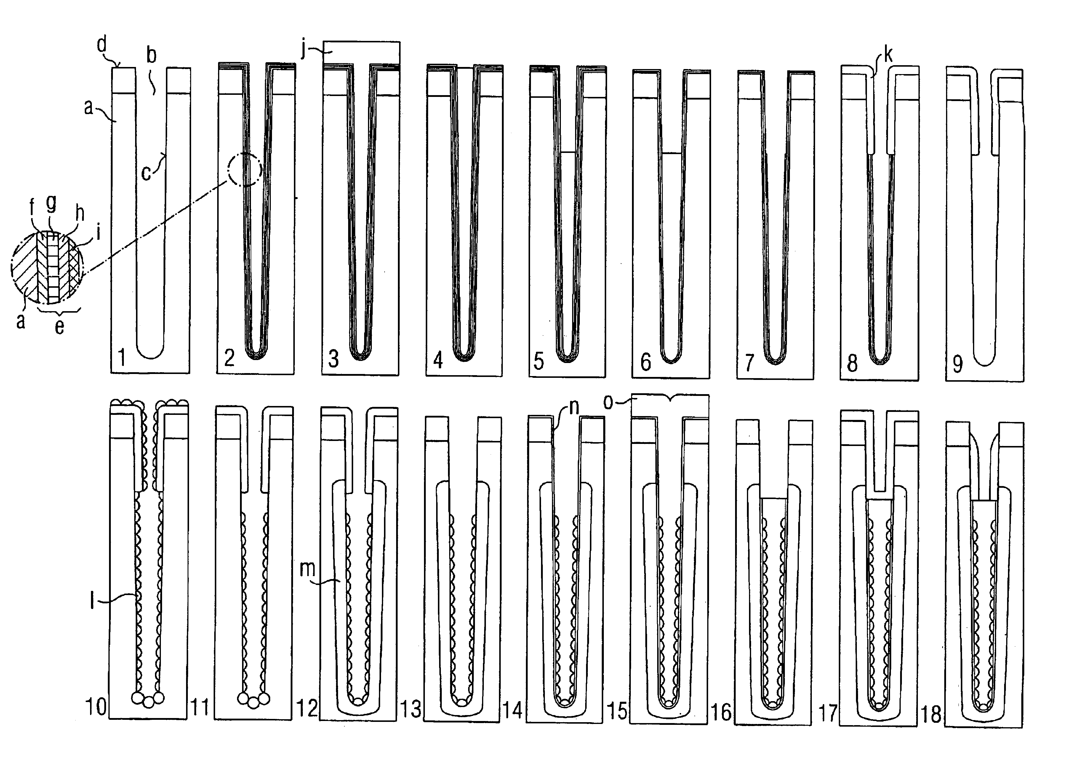 Method for fabricating a deep trench capacitor for dynamic memory cells