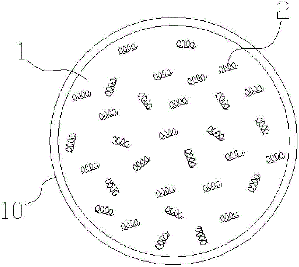 Micro-carbon spring compound ceramic ball