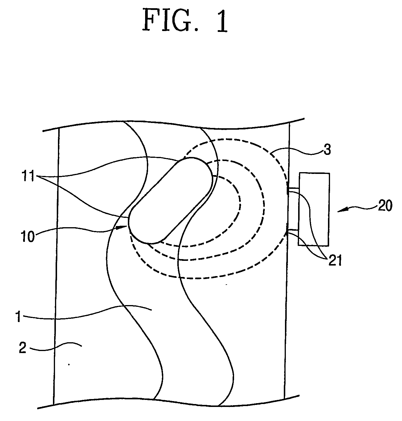 Method and system for data communication in human body and sensor therefor