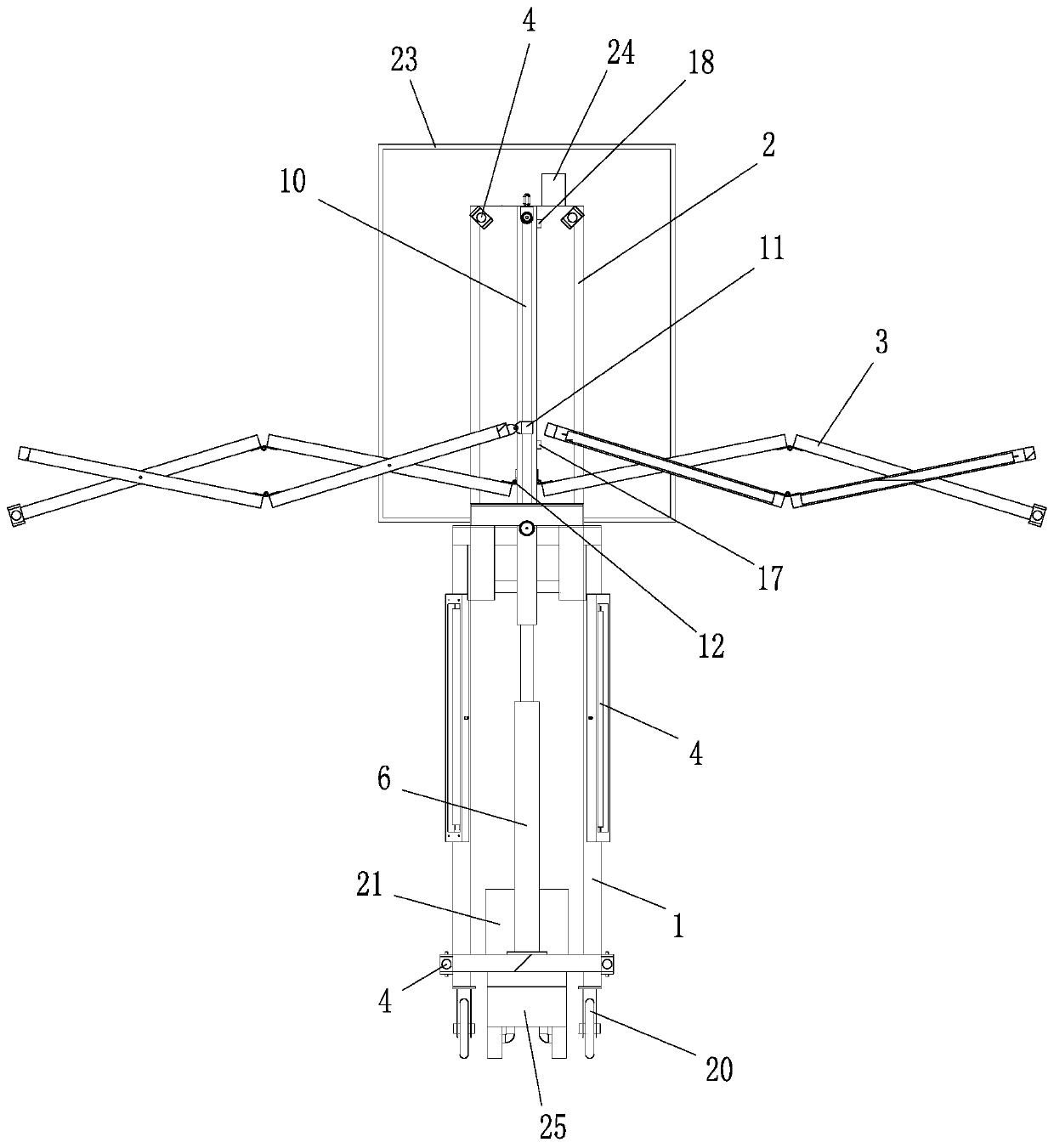 Intelligent ultraviolet cabin disinfection device