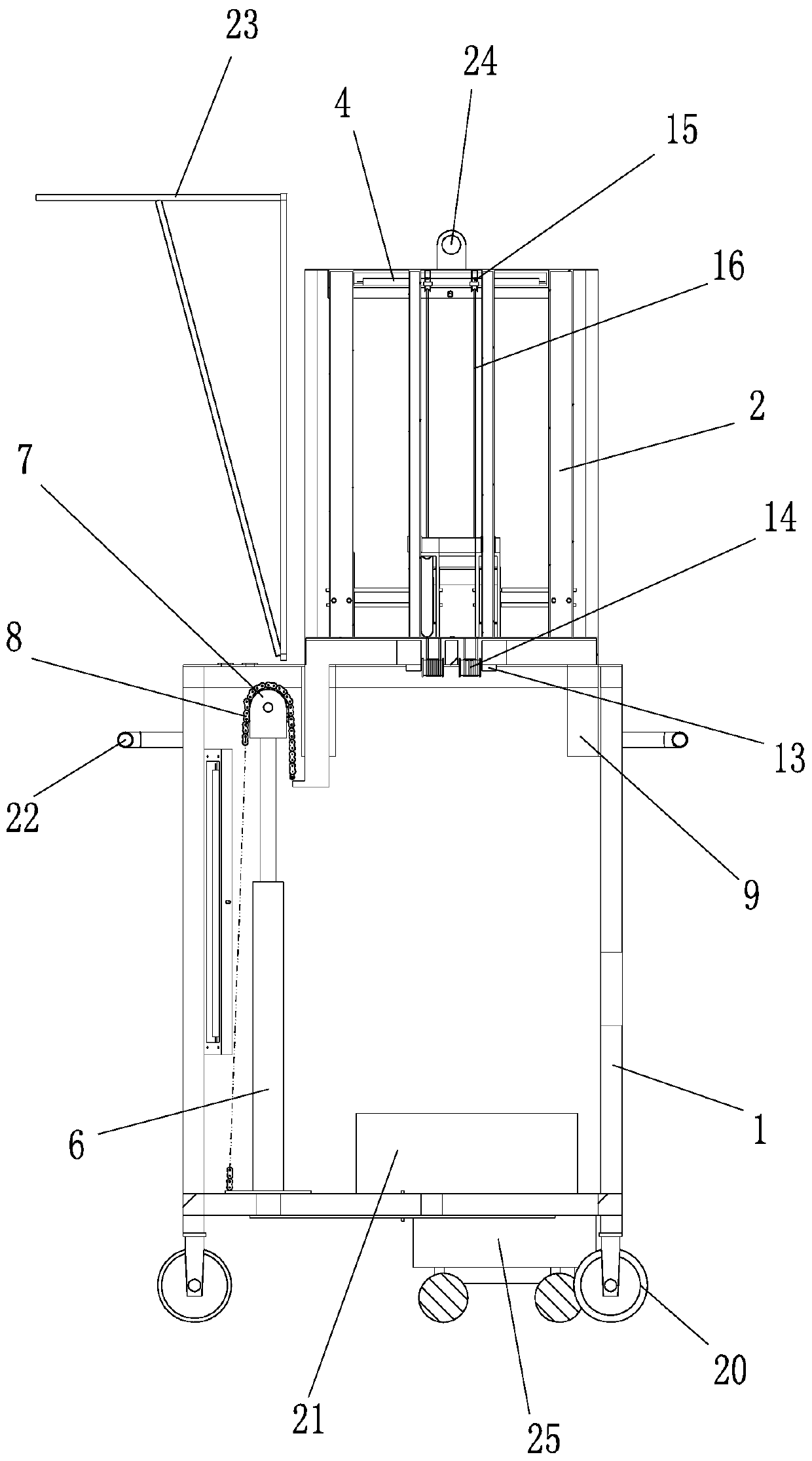 Intelligent ultraviolet cabin disinfection device