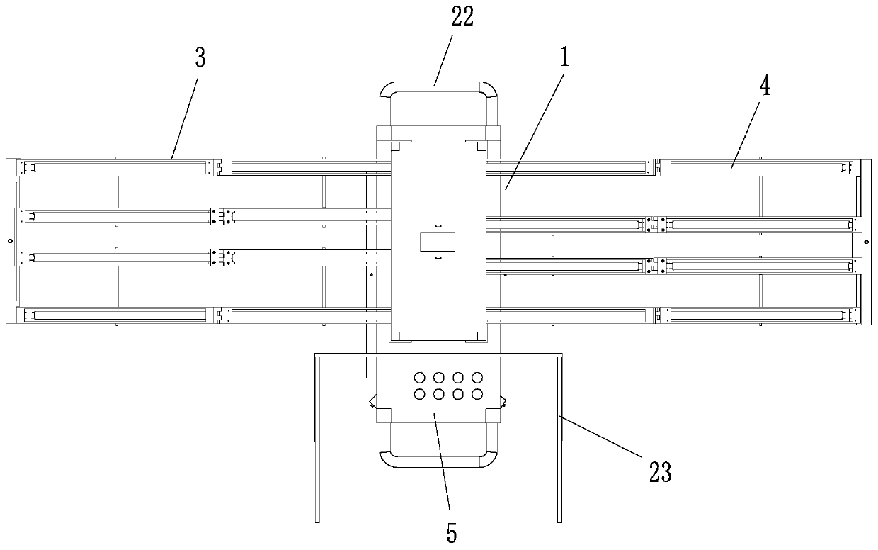 Intelligent ultraviolet cabin disinfection device