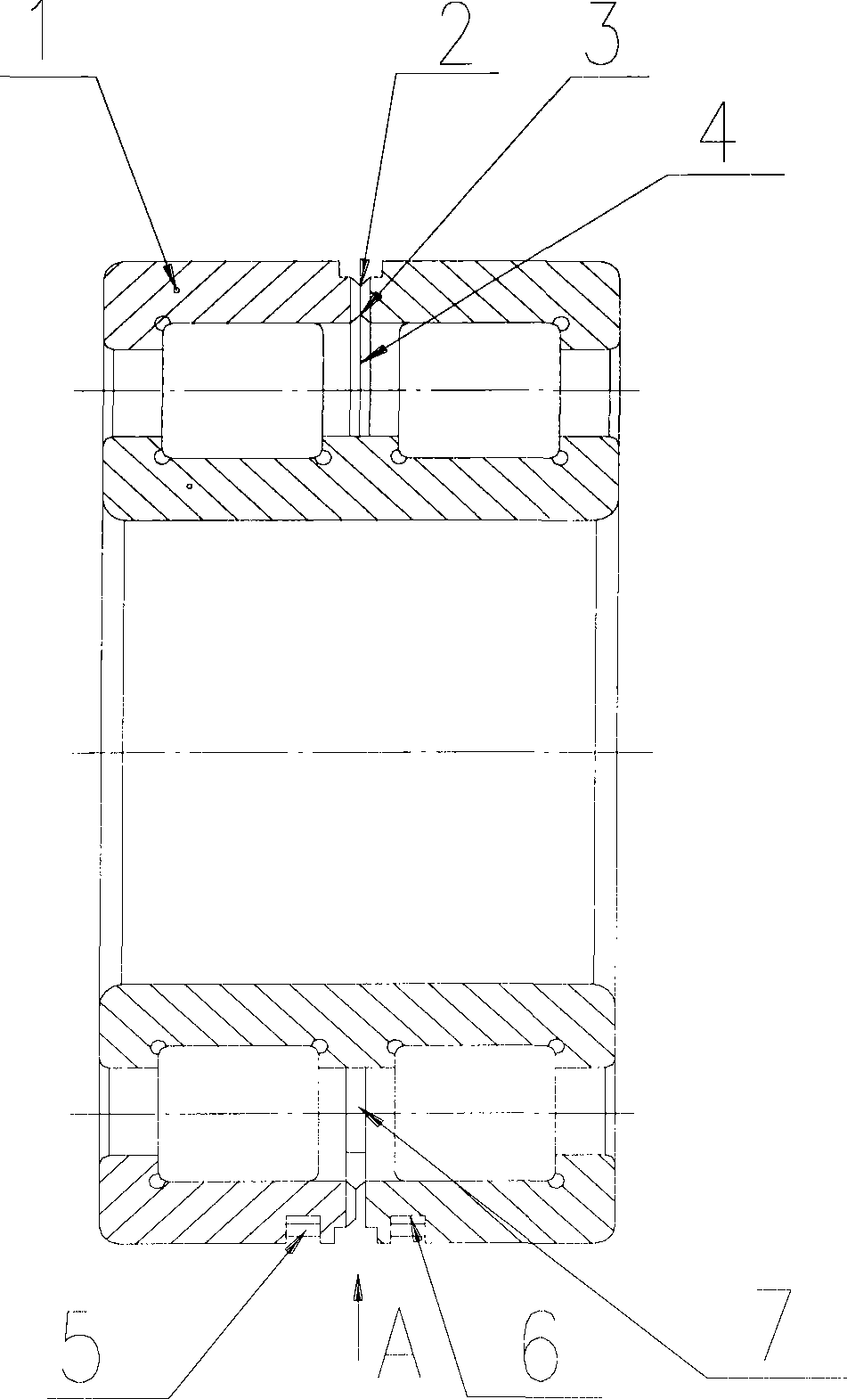 Split technique for processing for SL01 type split-bearing