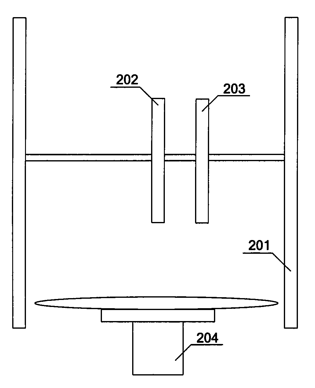 Developing cavity and developing machine base