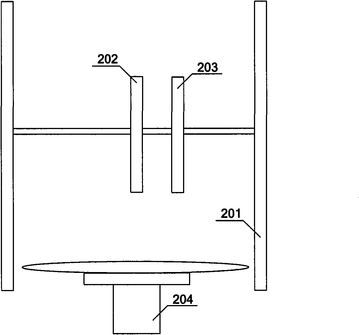 Developing cavity and developing machine base