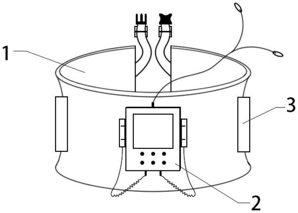 Multifunctional abdominal respiration auxiliary training device