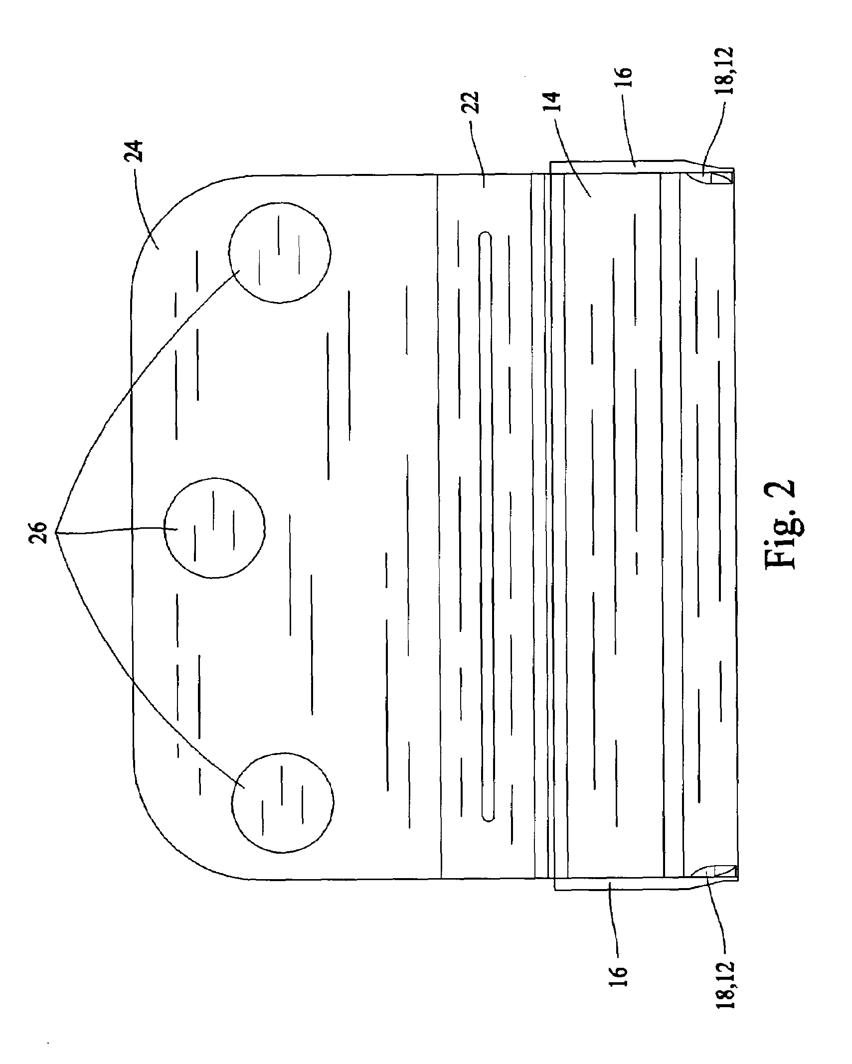 Latching hinge masking device