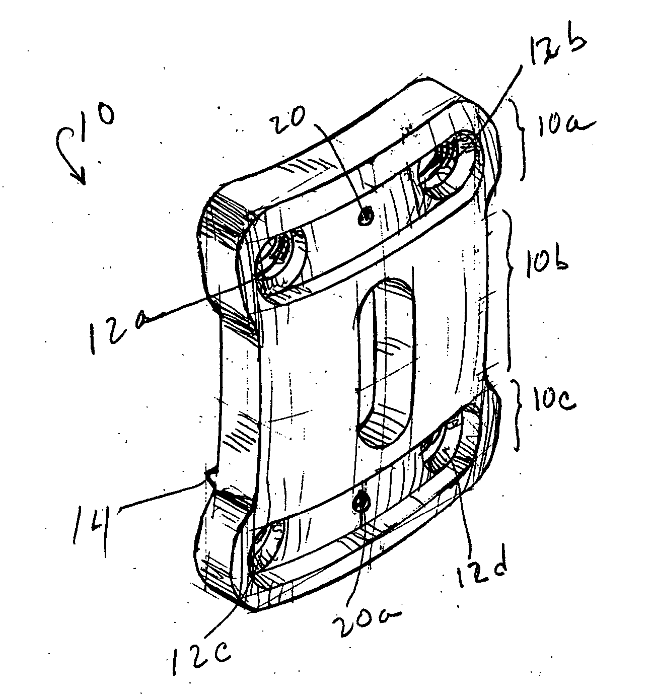 Anterior lumbar lag plate