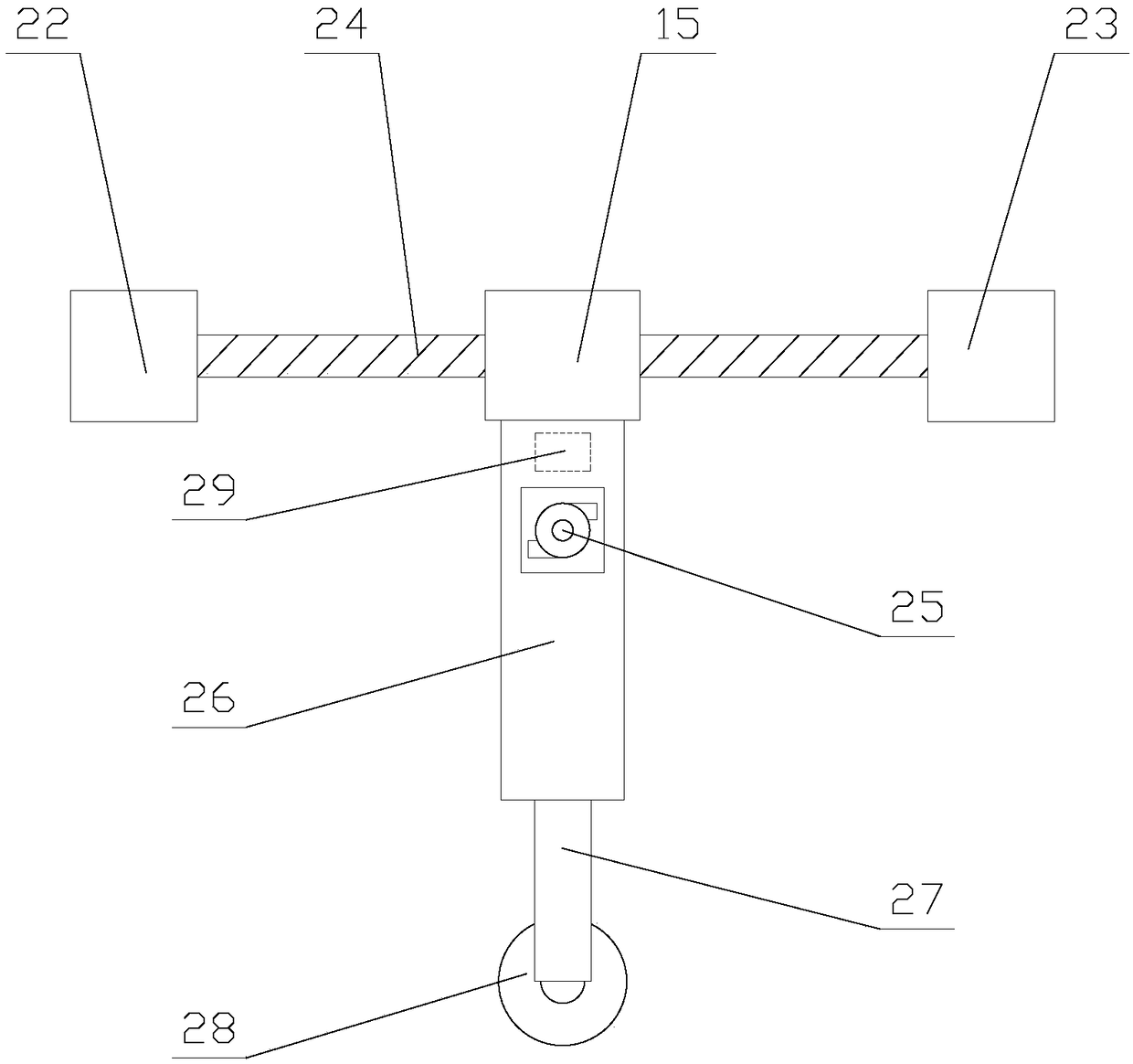 Laser swinger with automatic leveling function