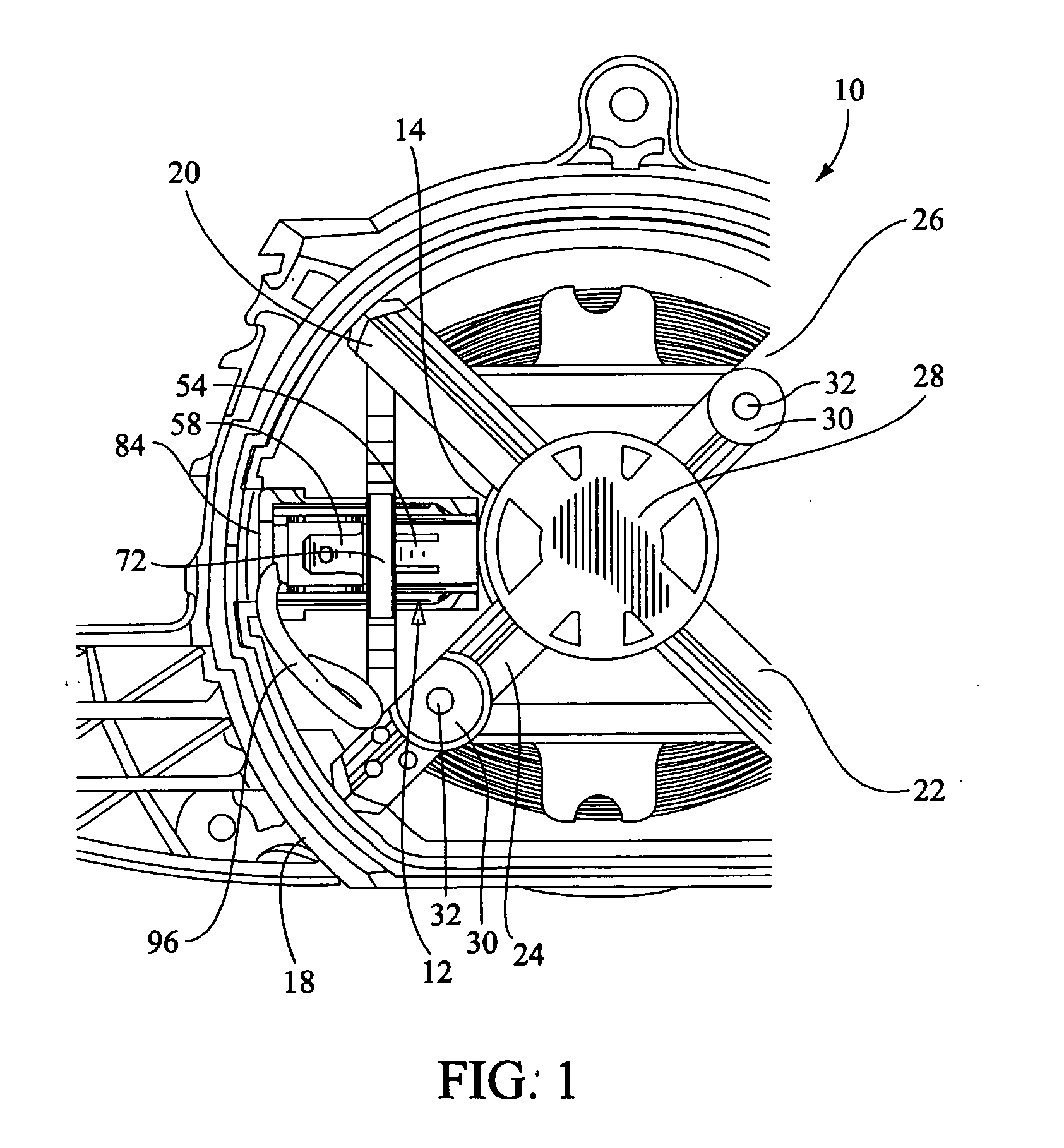 Integrated brush-holder retention system