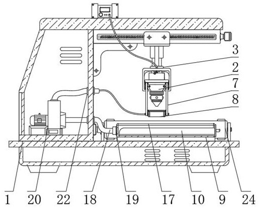 Anti-collision laser cutting device with follow-up protection structure