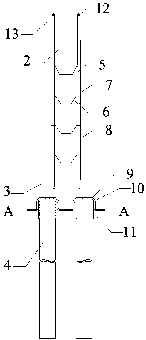 Method for constructing segmental prefabricating and assembling swing foundation pier