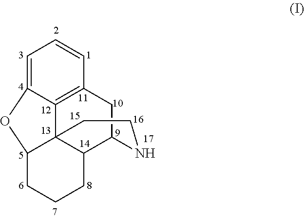 Methods of Producing Stabilized Solid Dosage Pharmaceutical Compositions Containing Morphinans