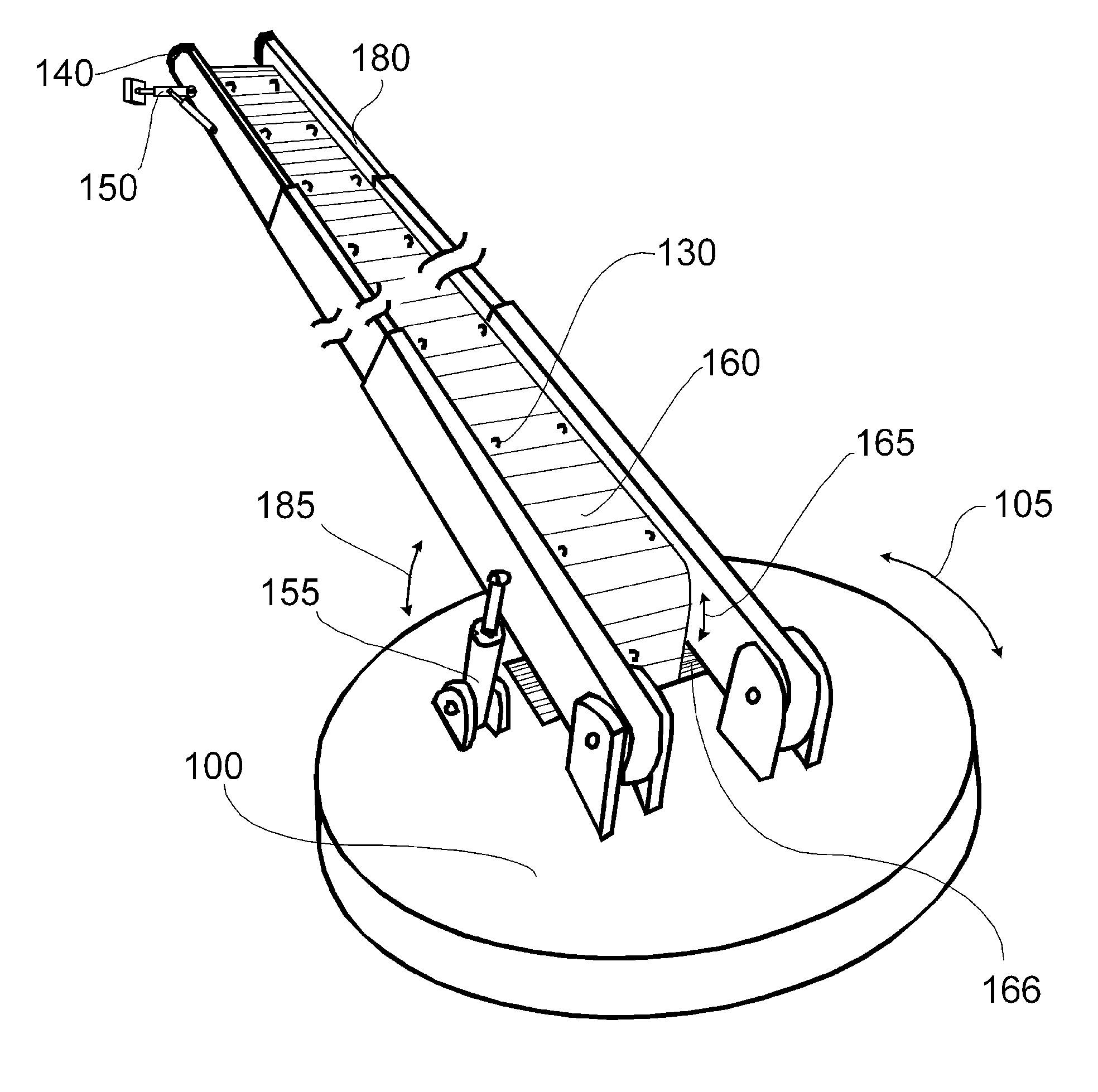 Transportable rescue conveyer