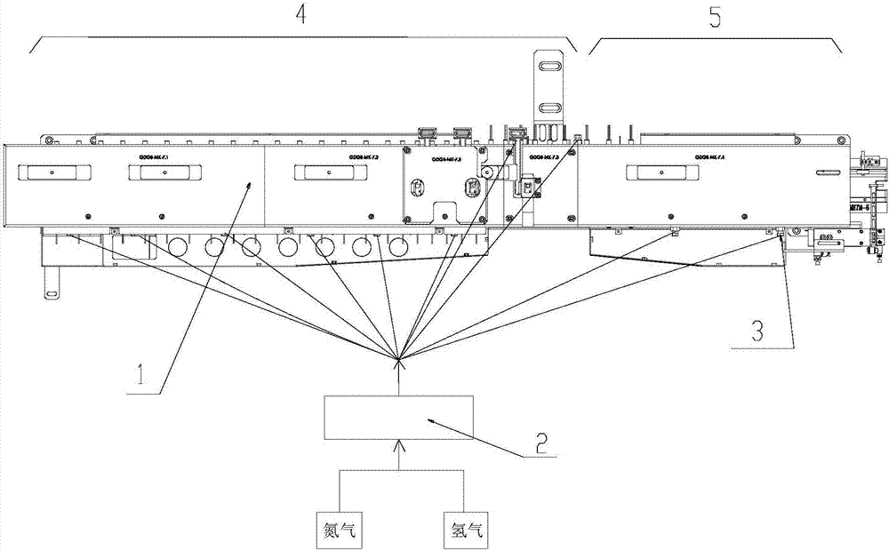 Soft solder mounting rail unit