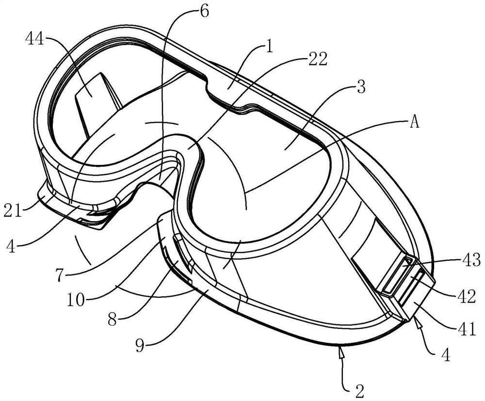 Medical isolation eyeshade