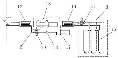 Ground-source heat pump combined system for glass greenhouse