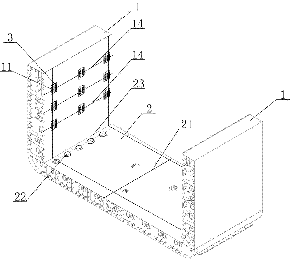 Precision control method for cargo hold broadside segmentation carrying of multipurpose ship