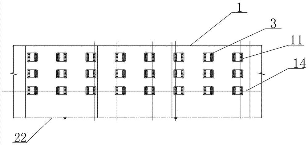 Precision control method for cargo hold broadside segmentation carrying of multipurpose ship