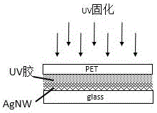 Preparation method for embedded multi-orientation metal nanowire transparent conductive film