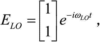 Optical mixer of coherent reception machine