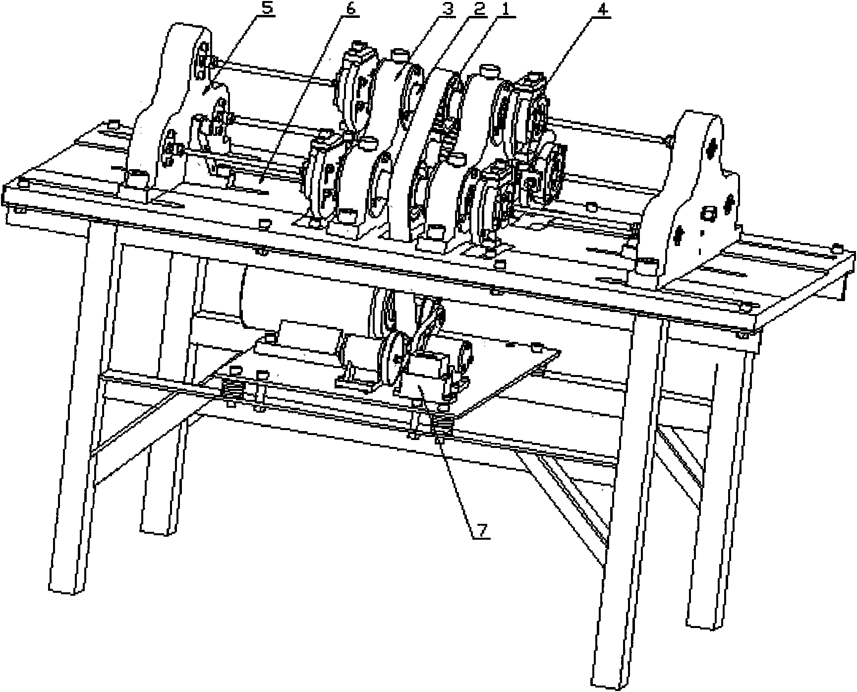 Rotary bending fatigue tester of aviation conduit assembly