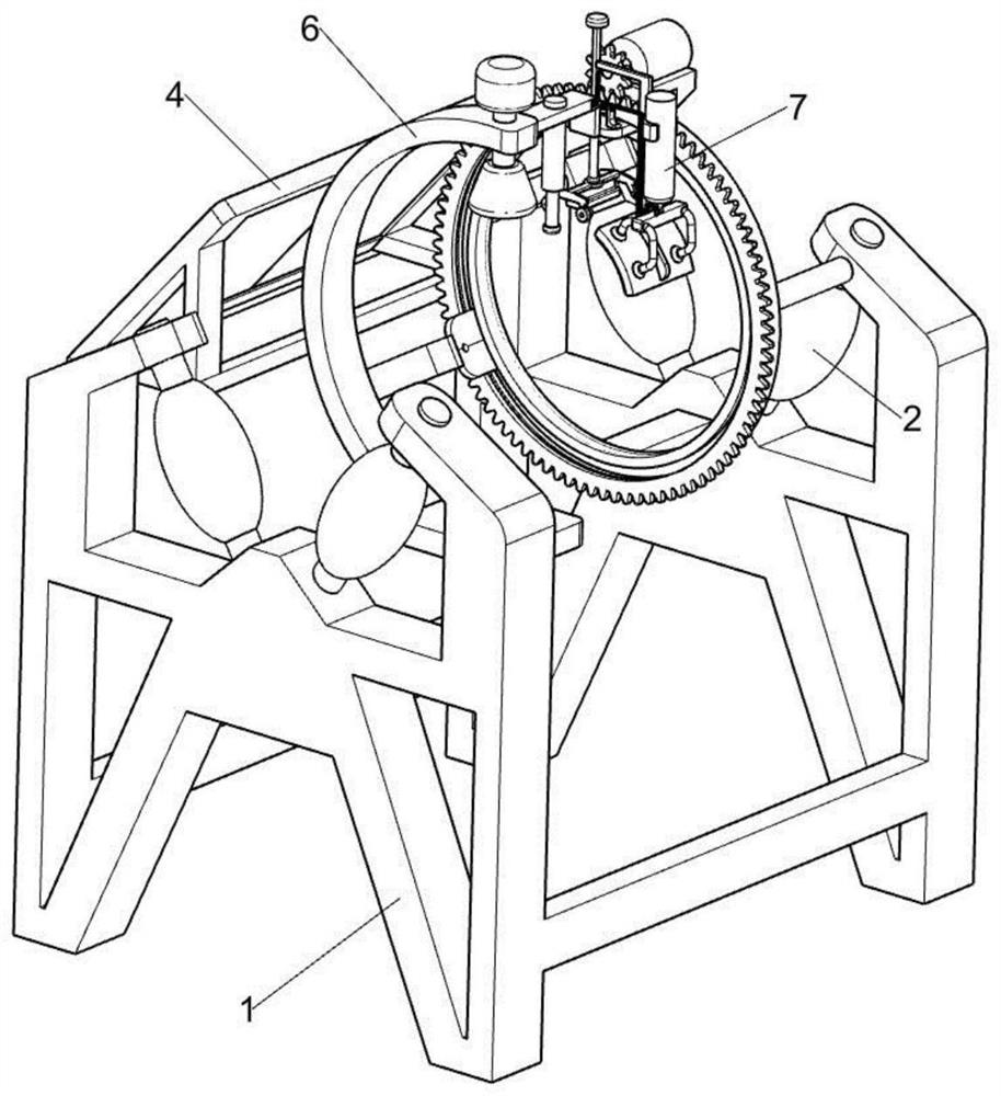 Annular ultrasonic phased array detection device for PE pipeline welding seam detection