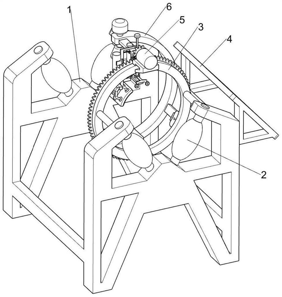 Annular ultrasonic phased array detection device for PE pipeline welding seam detection