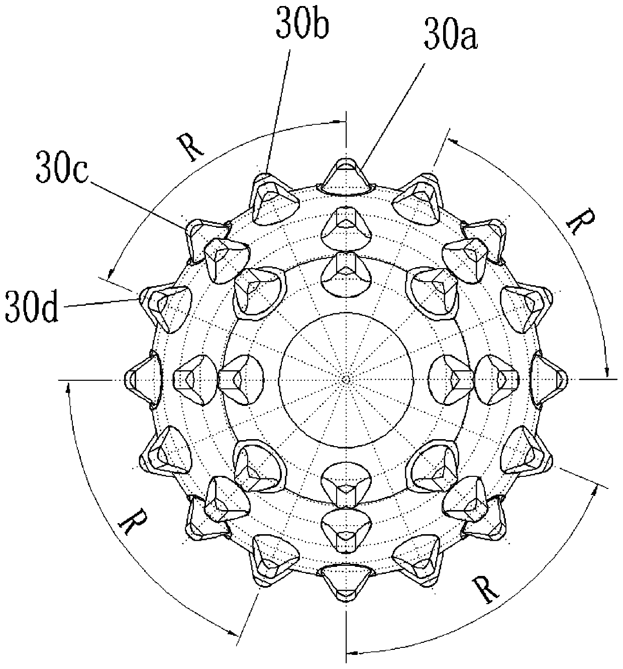 Roller bit and construction method thereof