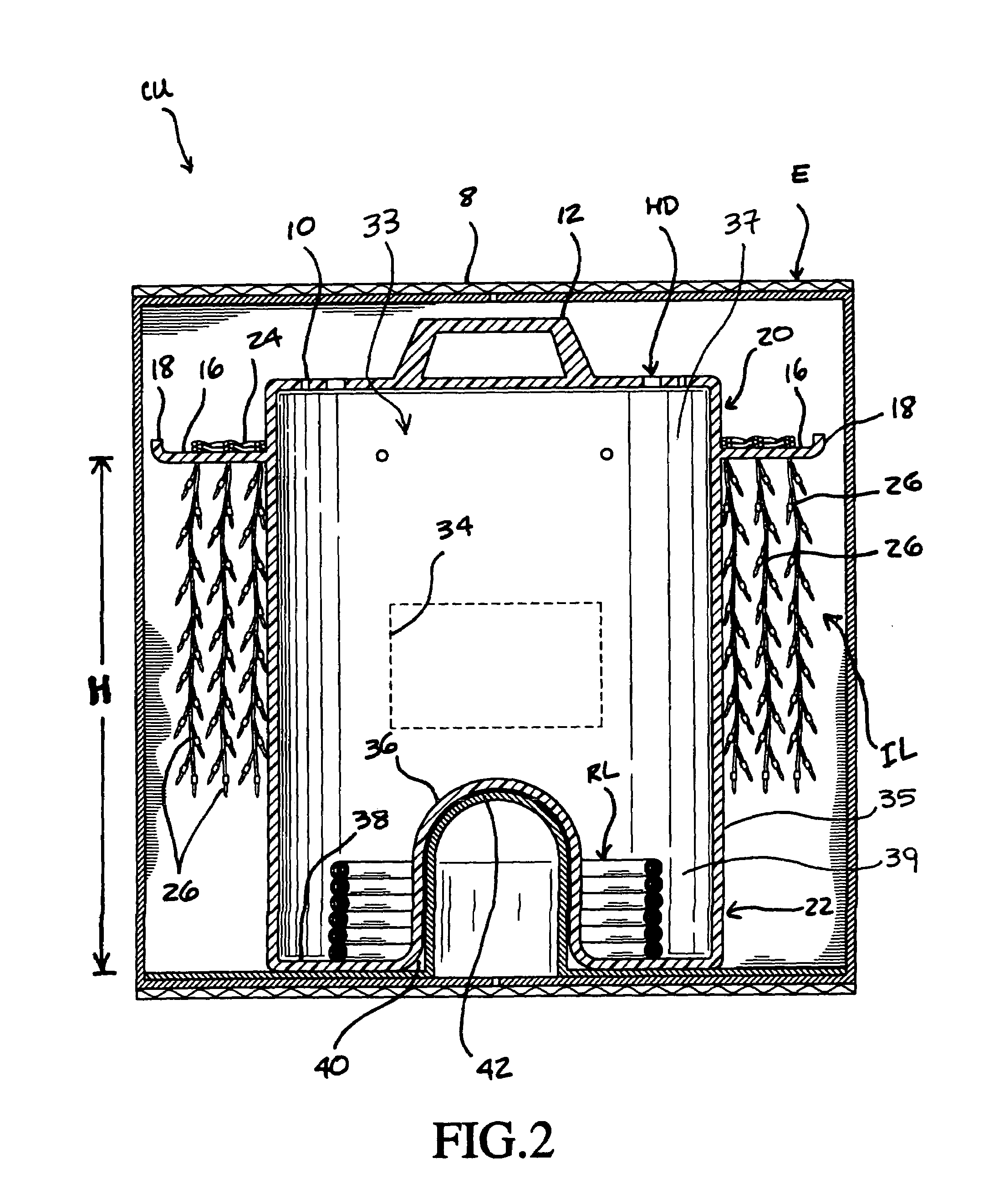 Device for holding decorative string lights