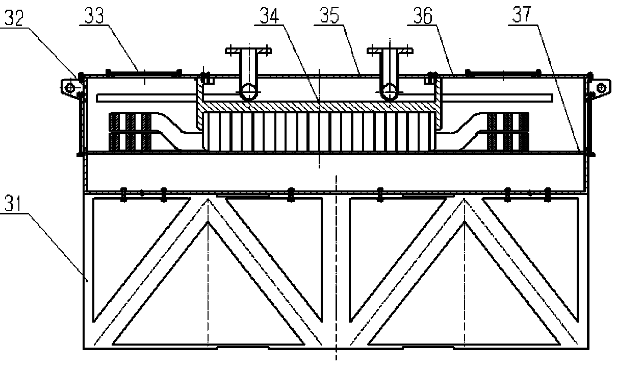 A stator armature test system and test method