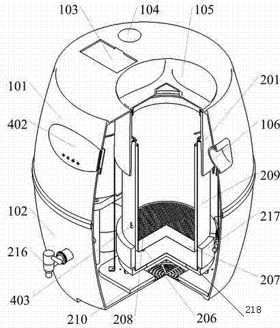 Fully-automatic household brewing machine