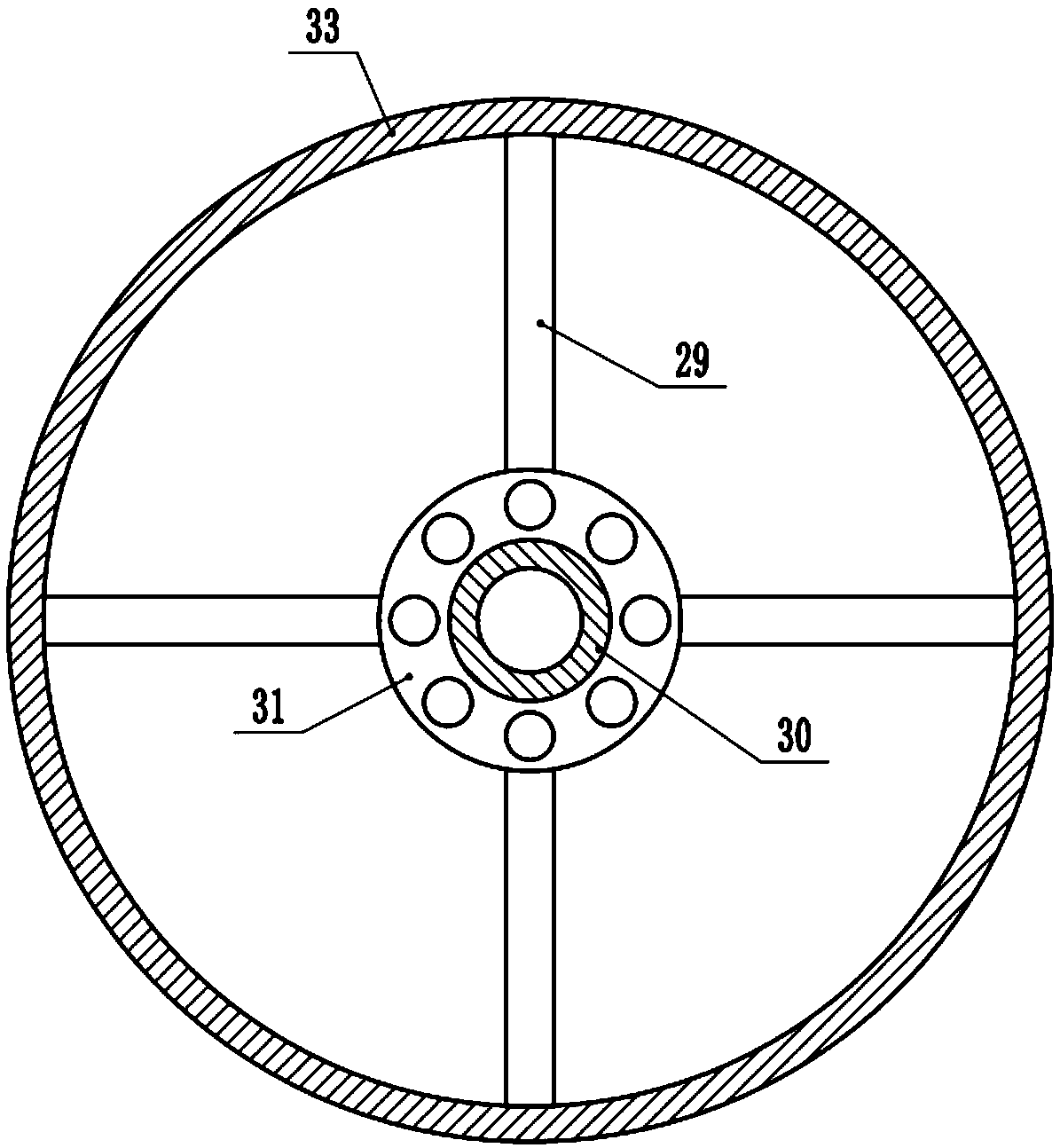 Online-repairing-type soil improvement treatment device