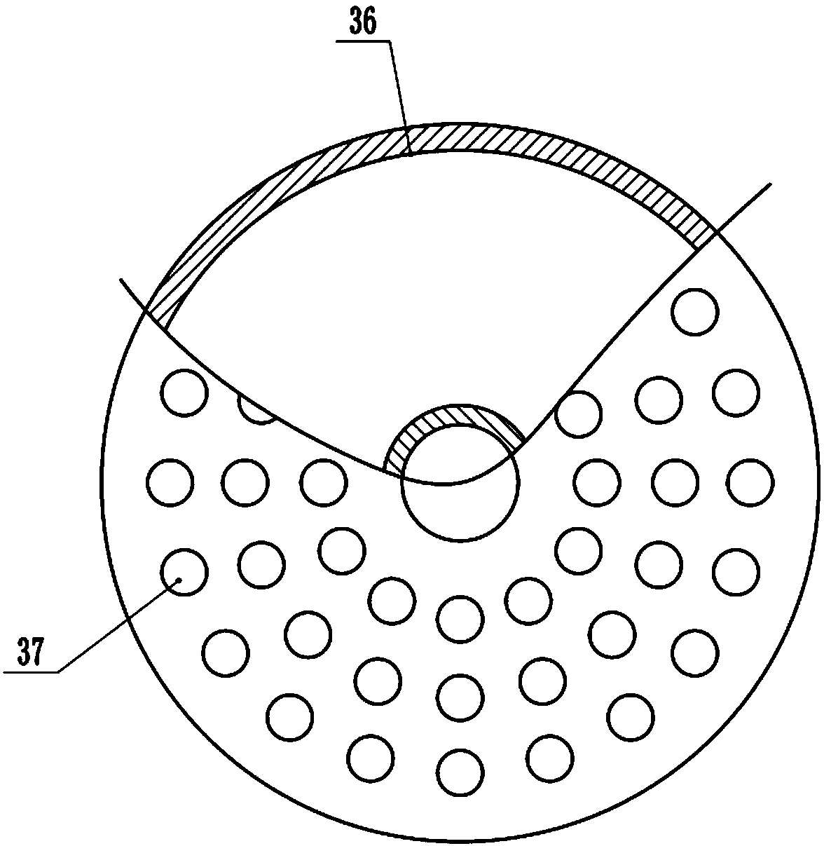 Online-repairing-type soil improvement treatment device