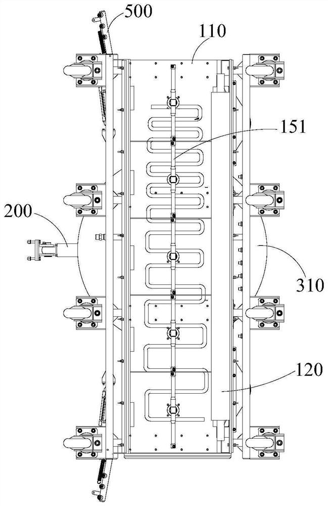 Sweeping device and garbage sweeper