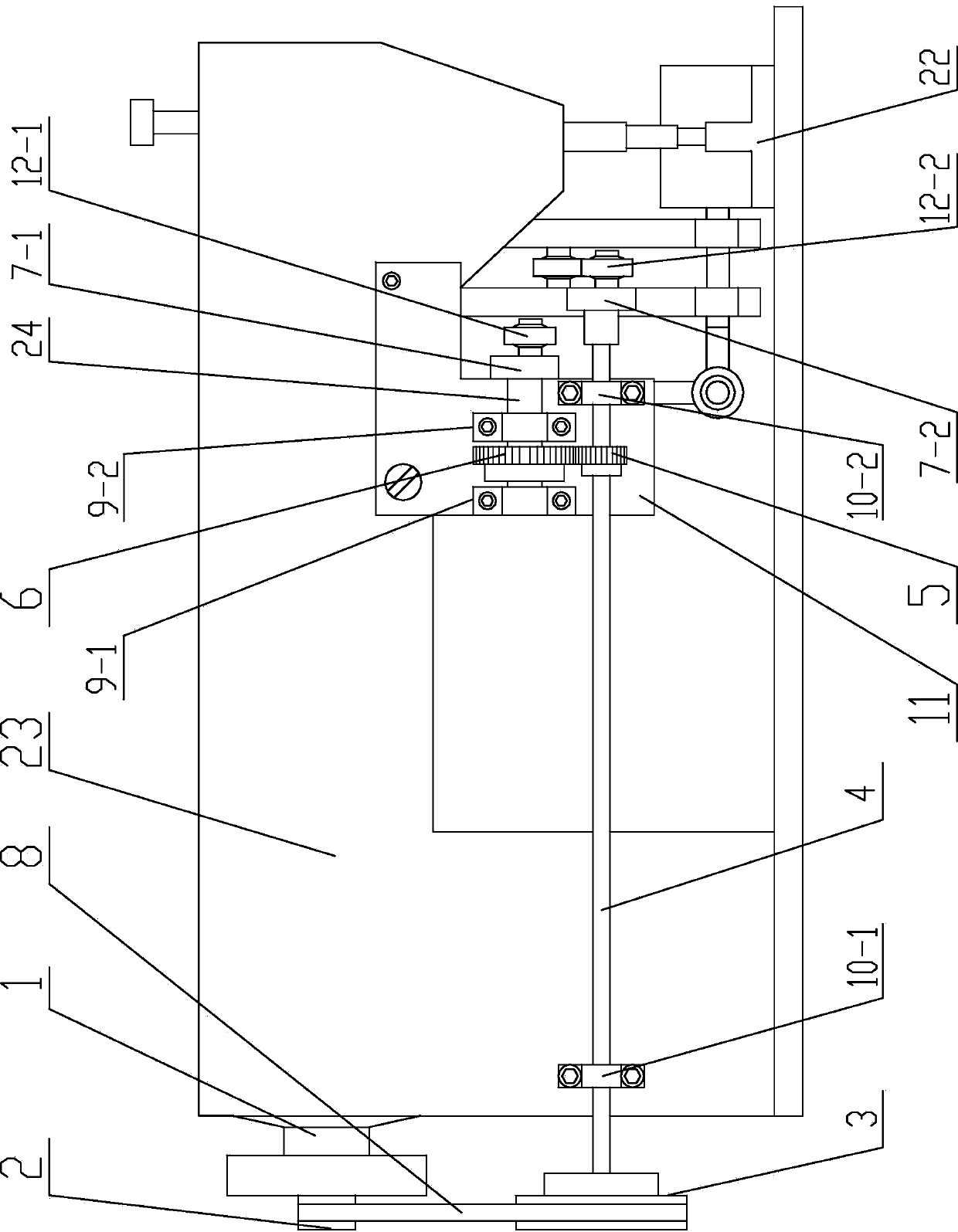 High-speed automatic tucker for industrial sewing machine