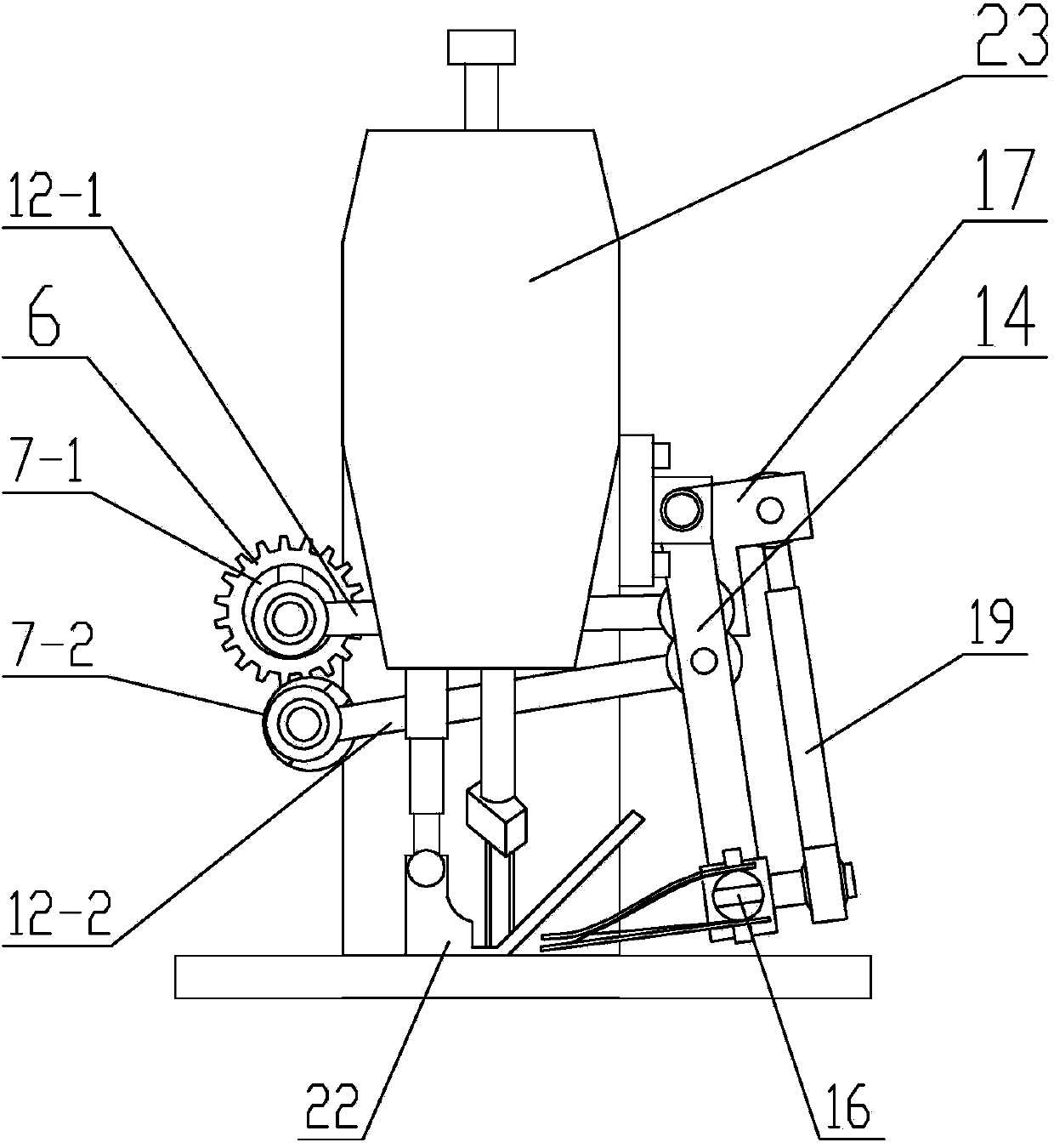 High-speed automatic tucker for industrial sewing machine