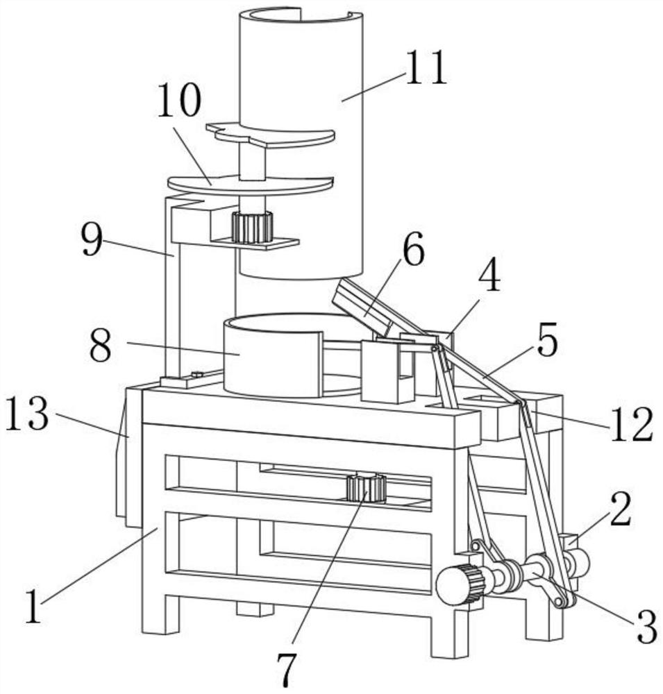 Automatic mechanical meat chopping equipment