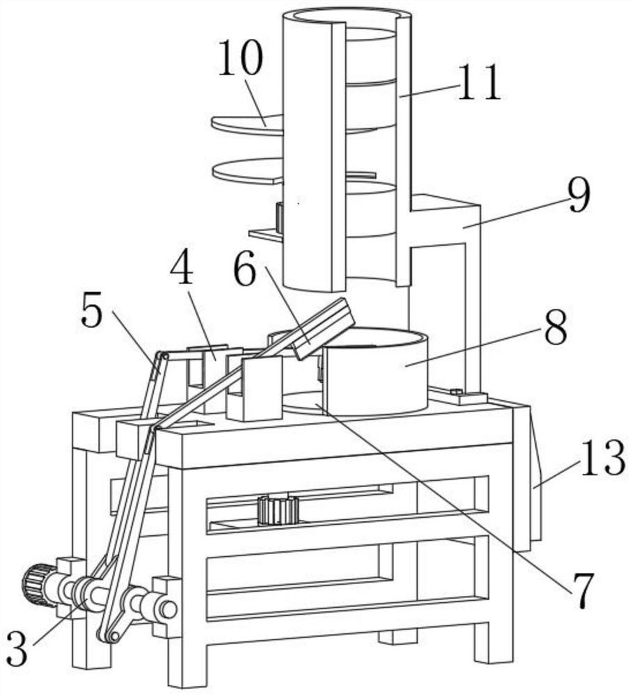 Automatic mechanical meat chopping equipment