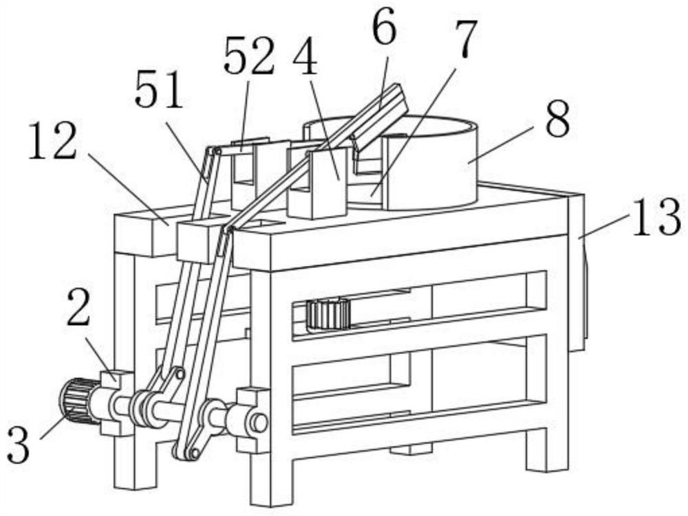 Automatic mechanical meat chopping equipment