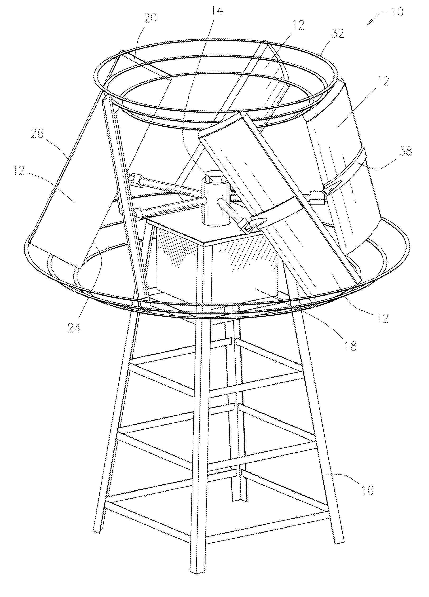 Vertical axis wind turbine