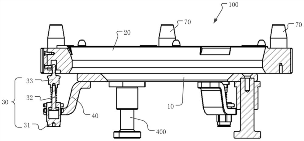 Wafer bearing assembly and wafer interaction method