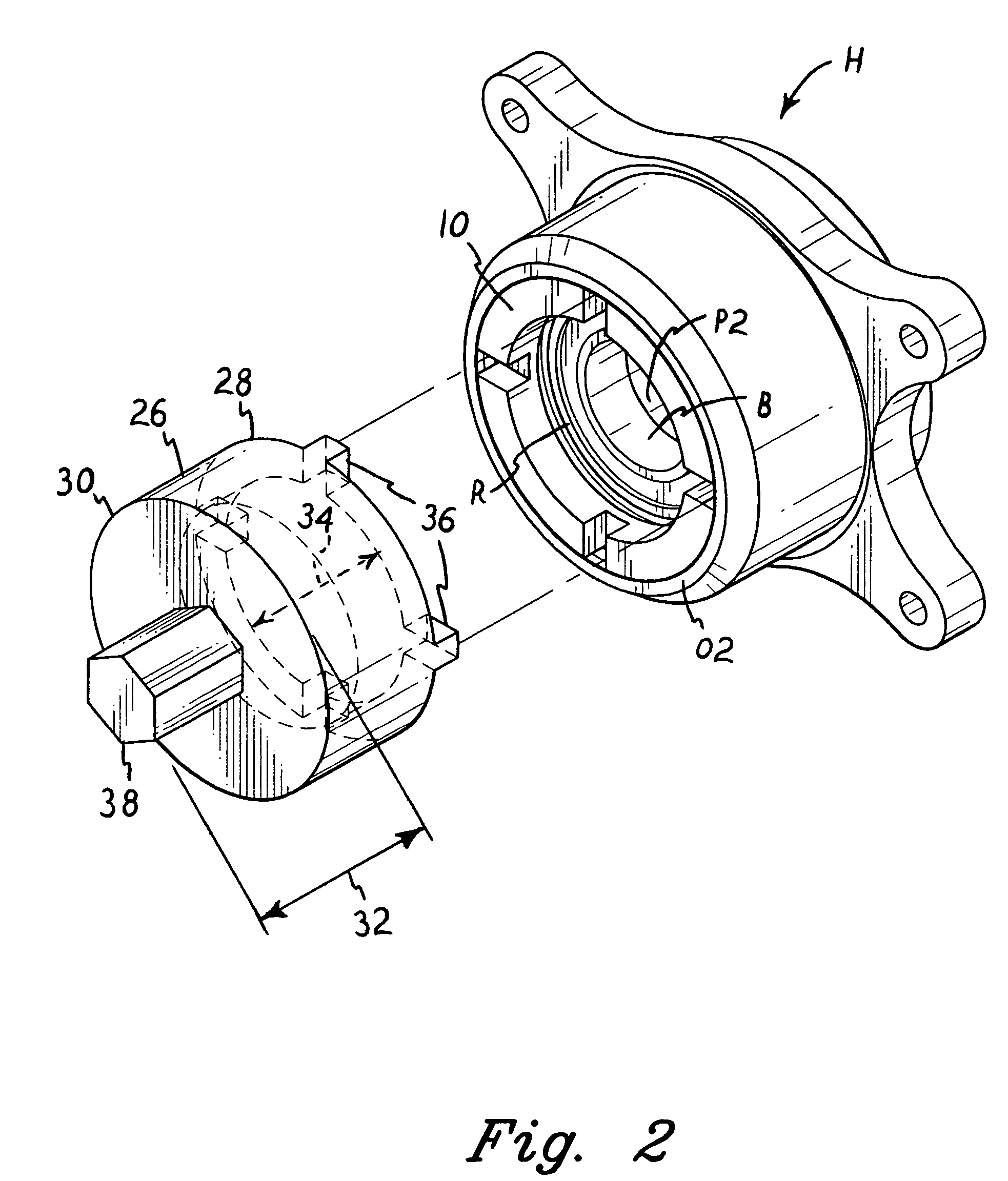 Bearing insert and service tools